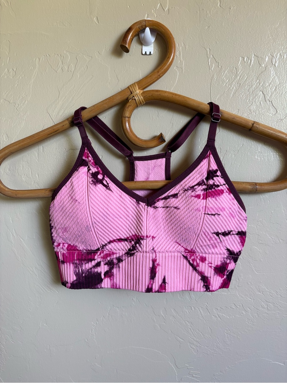 Victoria’s Secret PINK Active Tie Dye Seamless Lightly Lined Sports Bra Size XS